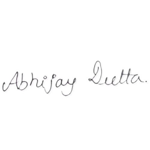 Abhijay's Signature